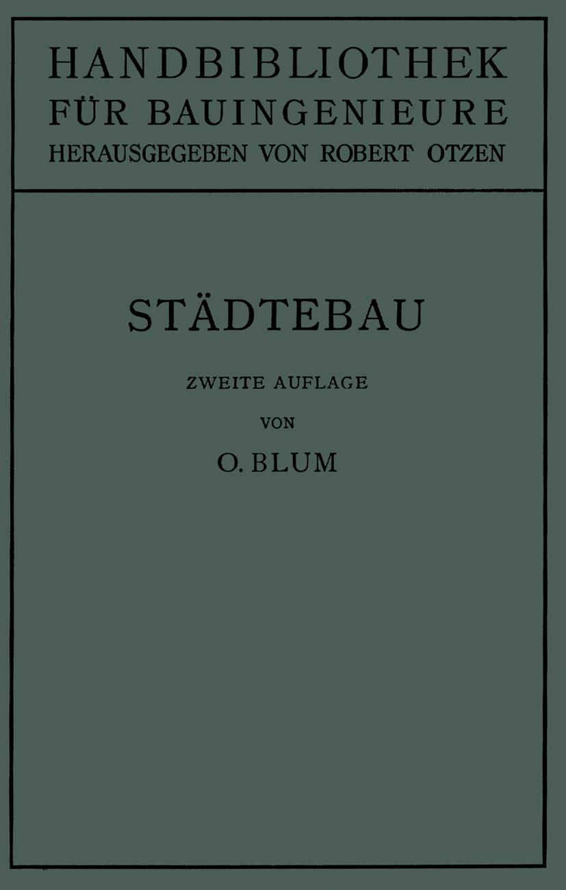 Vorderes Coverbild Städtebau