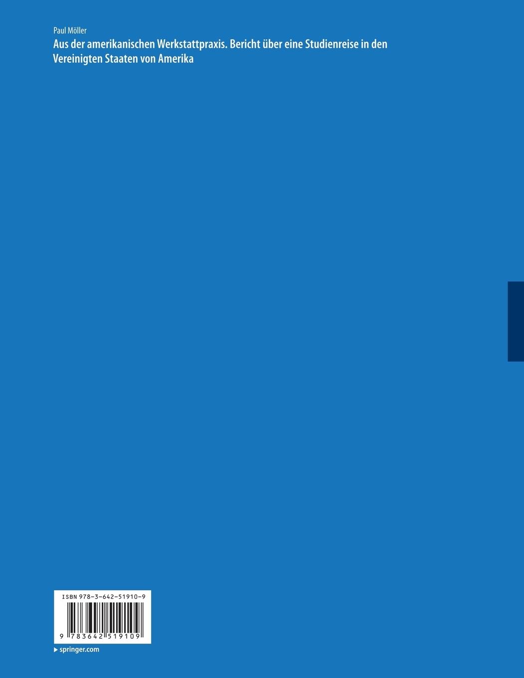 Rückseitencover Aus der amerikanischen Werkstattpraxis