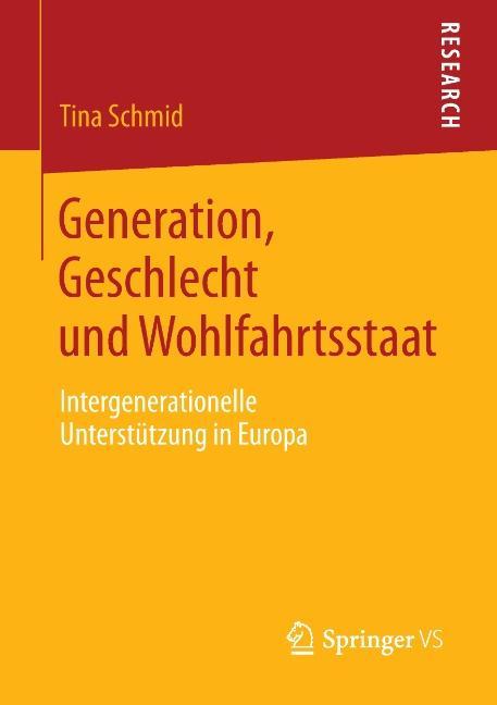 Vorderes Coverbild Generation, Geschlecht und Wohlfahrtsstaat