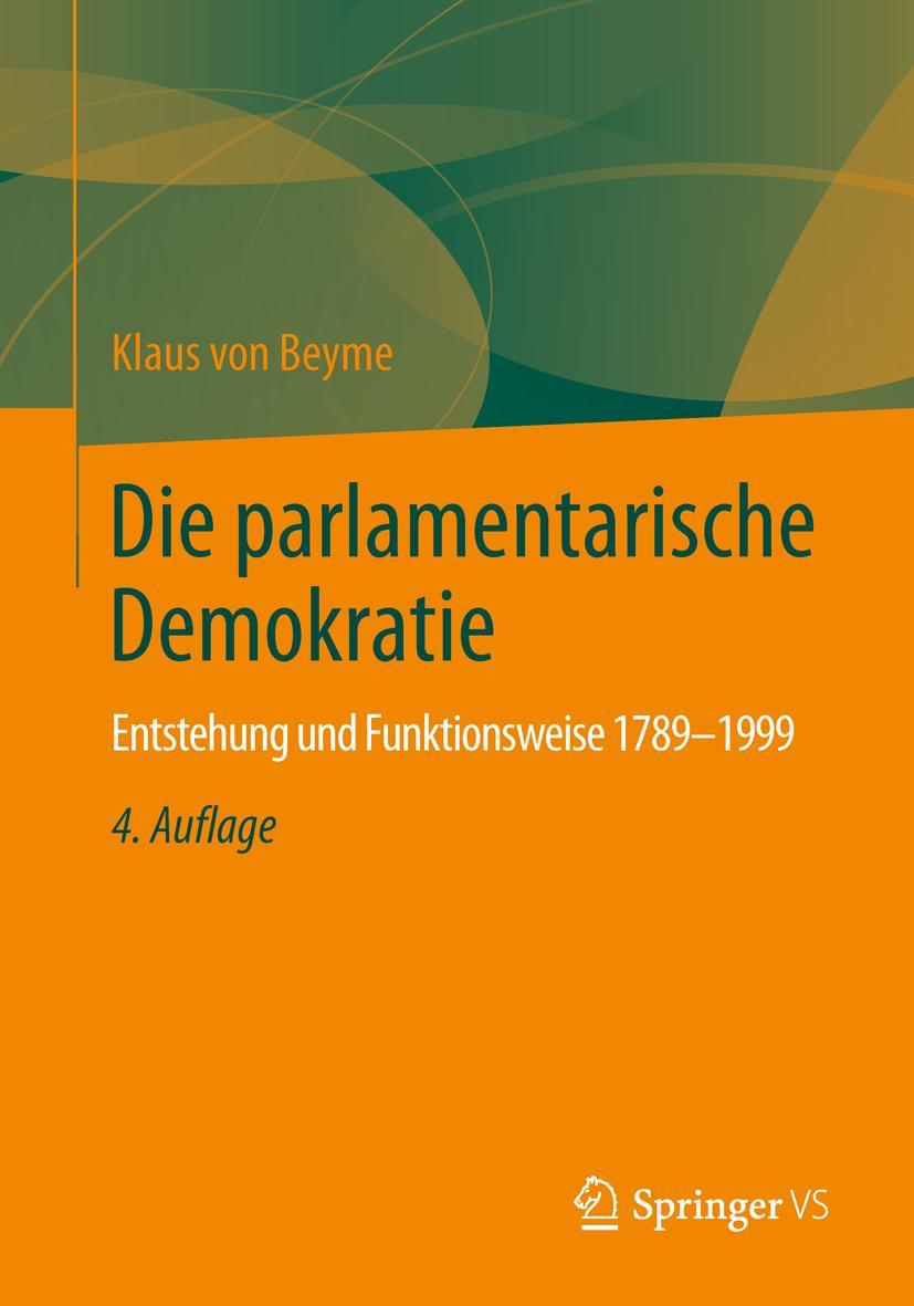 Vorderes Coverbild Die parlamentarische Demokratie