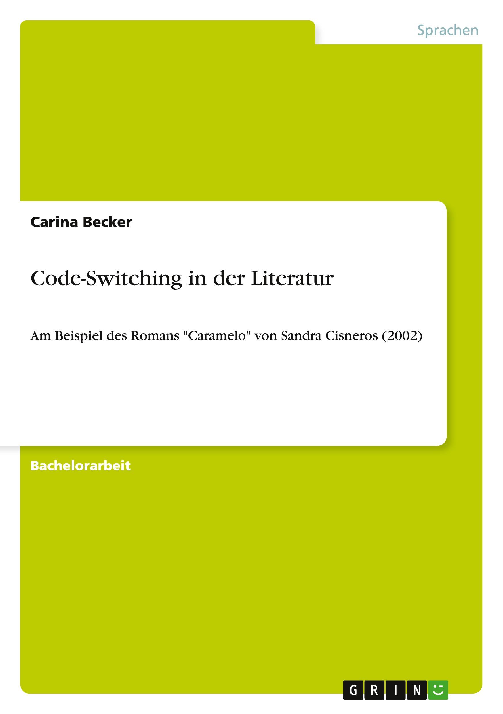 Vorderes Coverbild Code-Switching in der Literatur