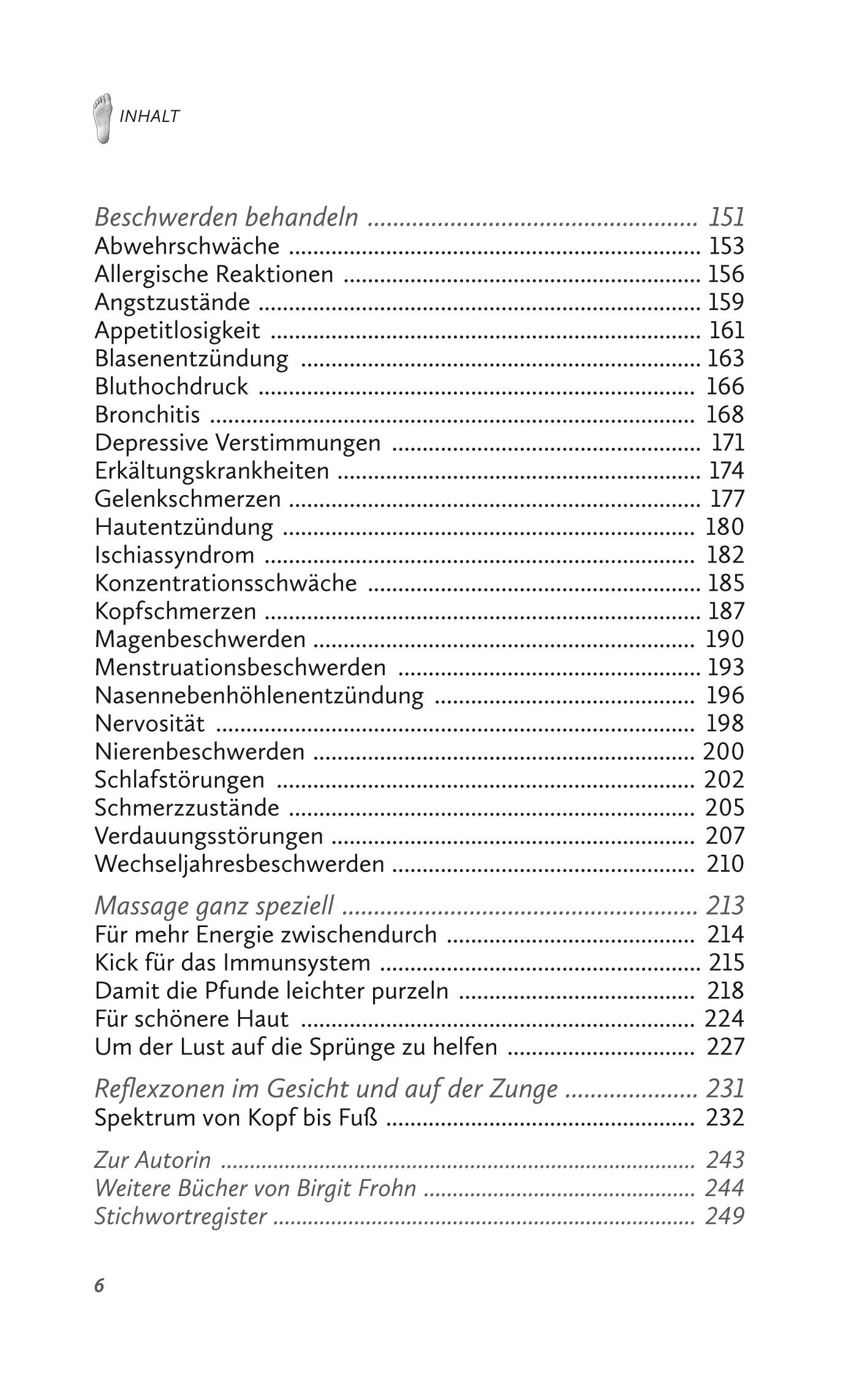 Beispielinhalt (Bild) Reflexzonenmassage. Sanfte Selbstheilung von Kopf bis Fuß