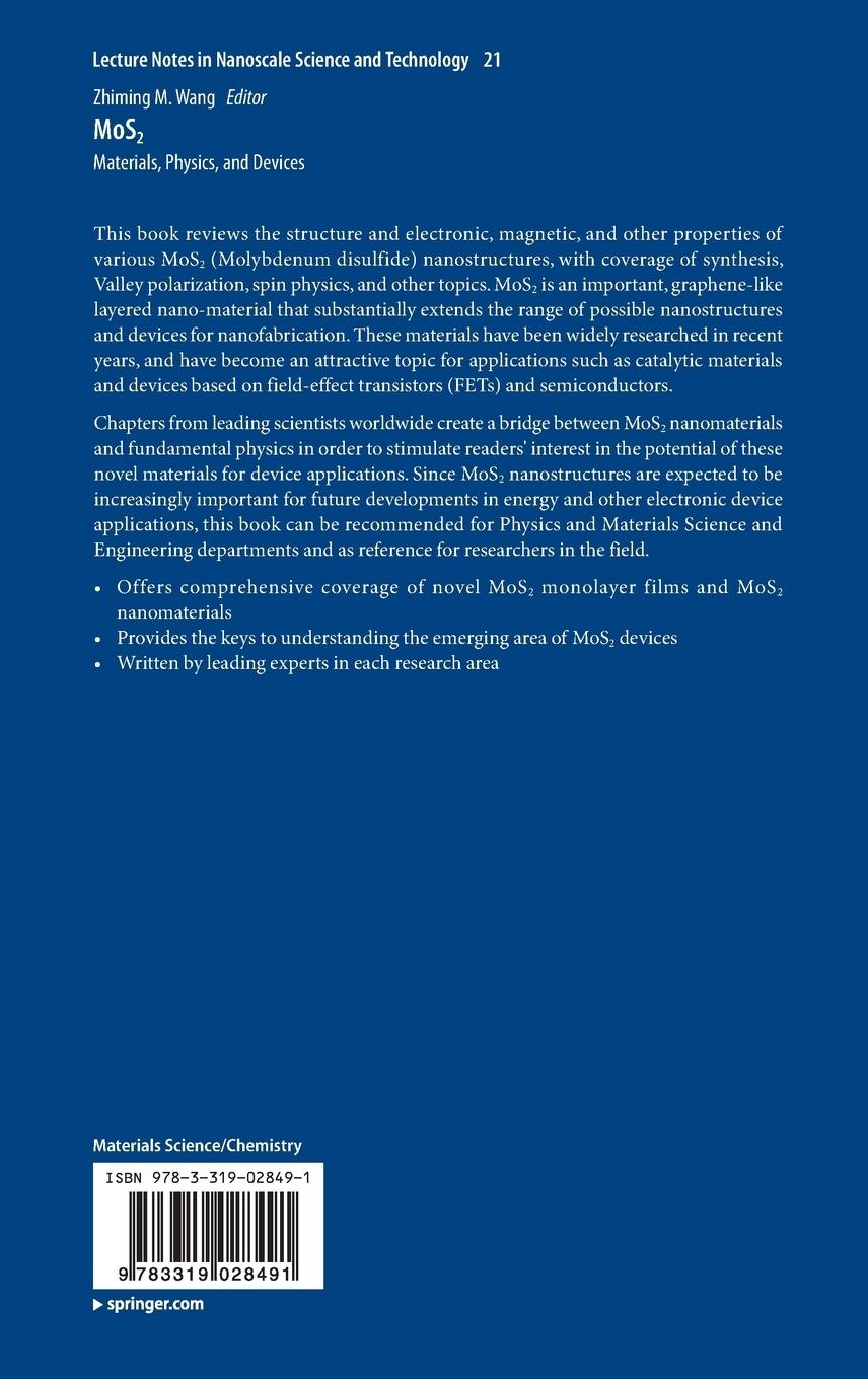 Rückseitencover MoS2