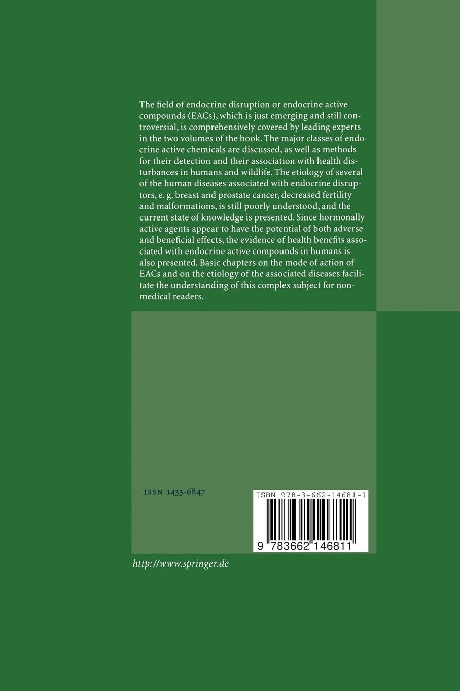 Rückseitencover Endocrine Disruptors Part I