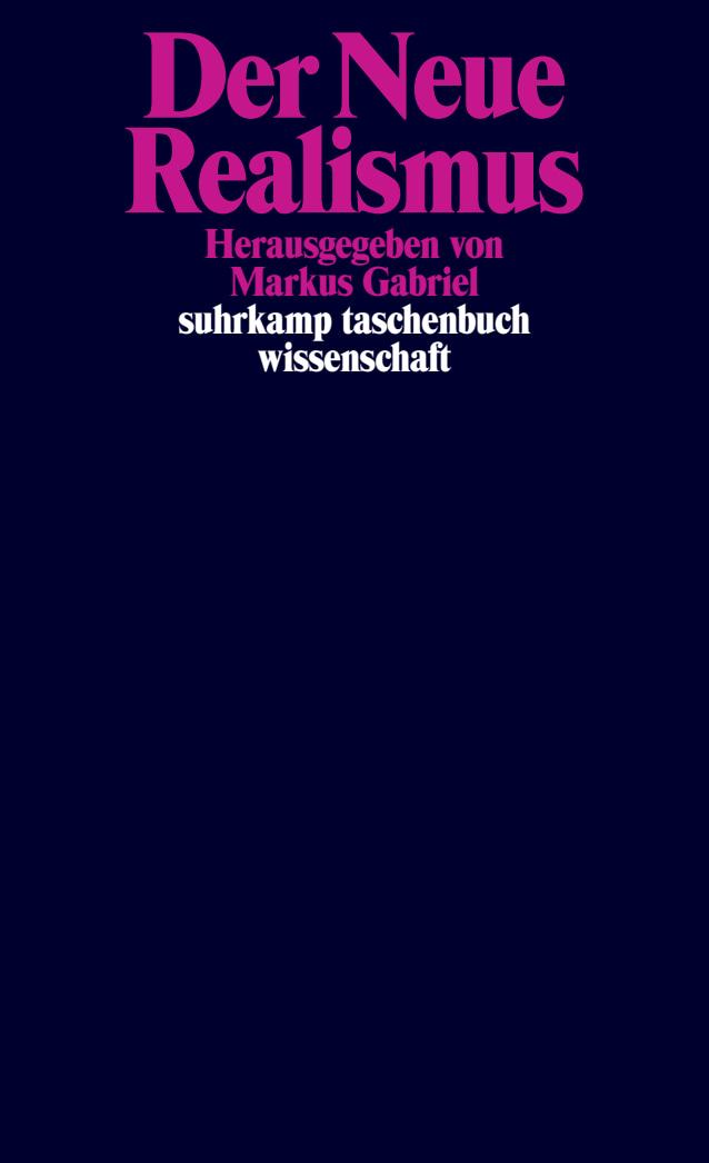 Vorderes Coverbild Der Neue Realismus
