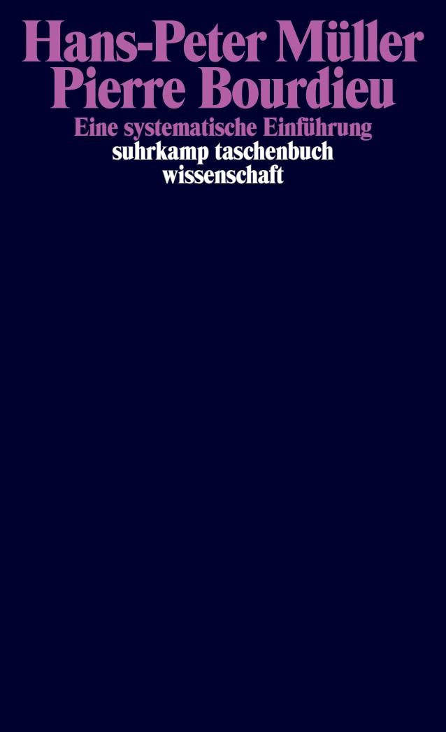 Vorderes Coverbild Pierre Bourdieu