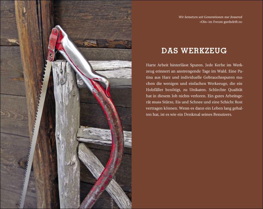 Beispielinhalt (Bild) Der Mann und das Holz