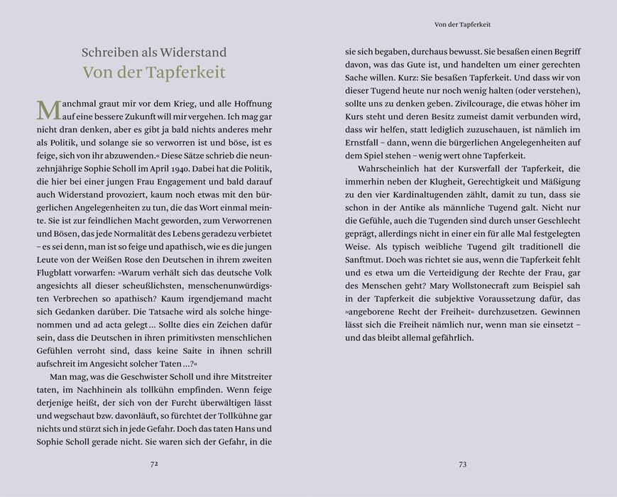 Beispielinhalt (Bild) Frauen, die schreiben, leben gefährlich