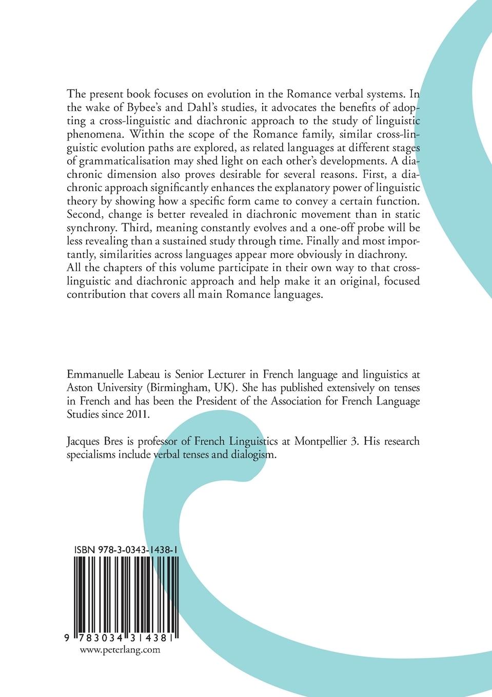 Rückseitencover Evolution in Romance Verbal Systems