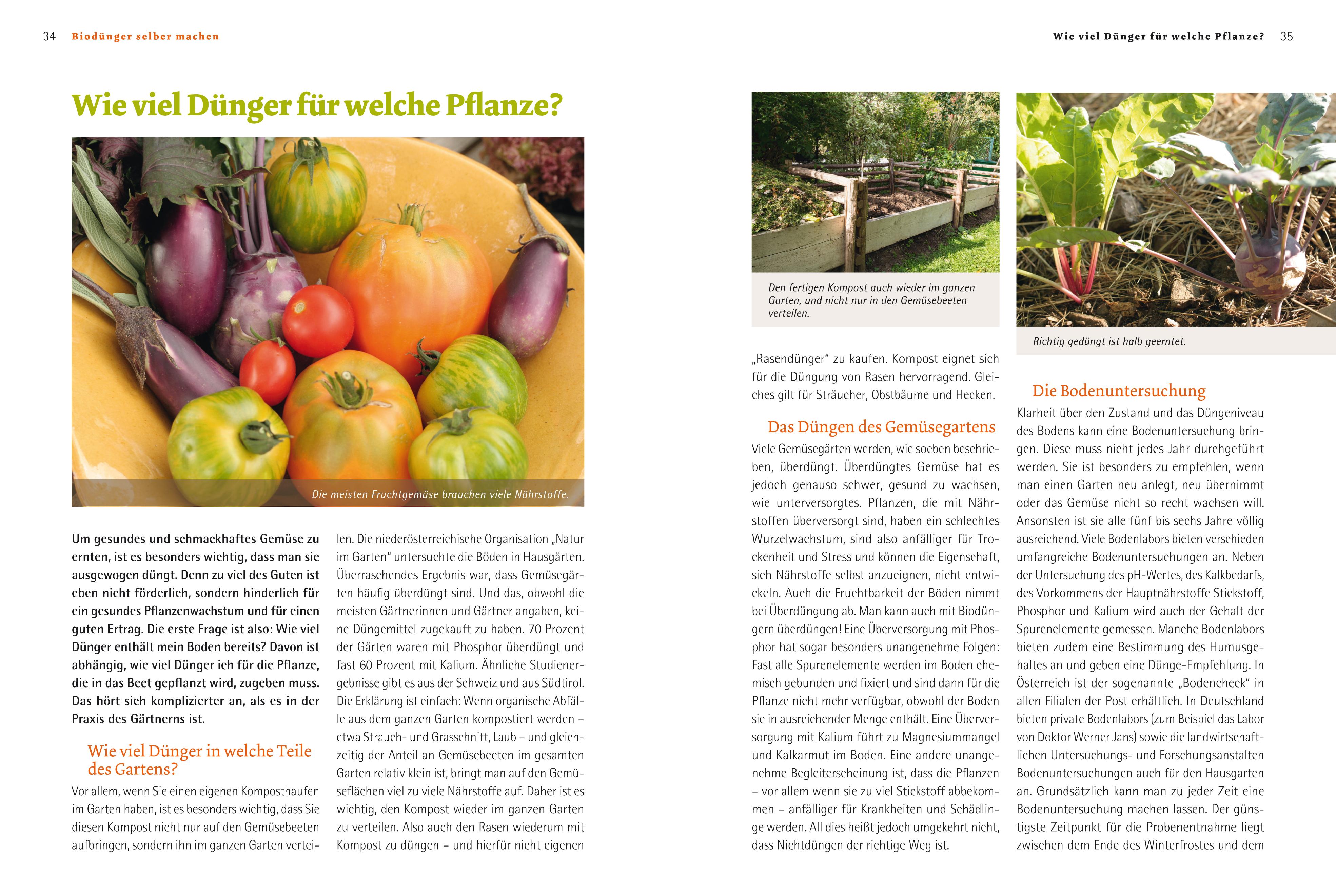 Beispielinhalt (Bild) Biodünger selber machen