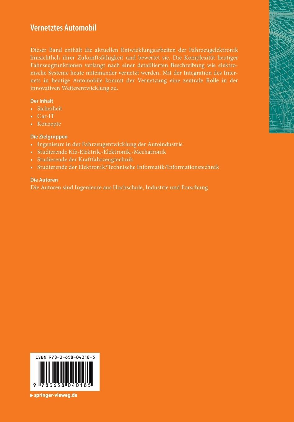 Rückseitencover Vernetztes Automobil