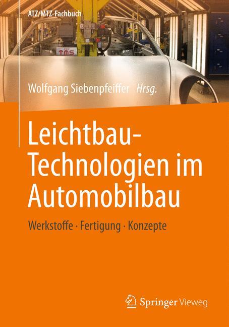 Vorderes Coverbild Leichtbau-Technologien im Automobilbau