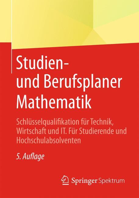 Vorderes Coverbild Studien- und Berufsplaner Mathematik