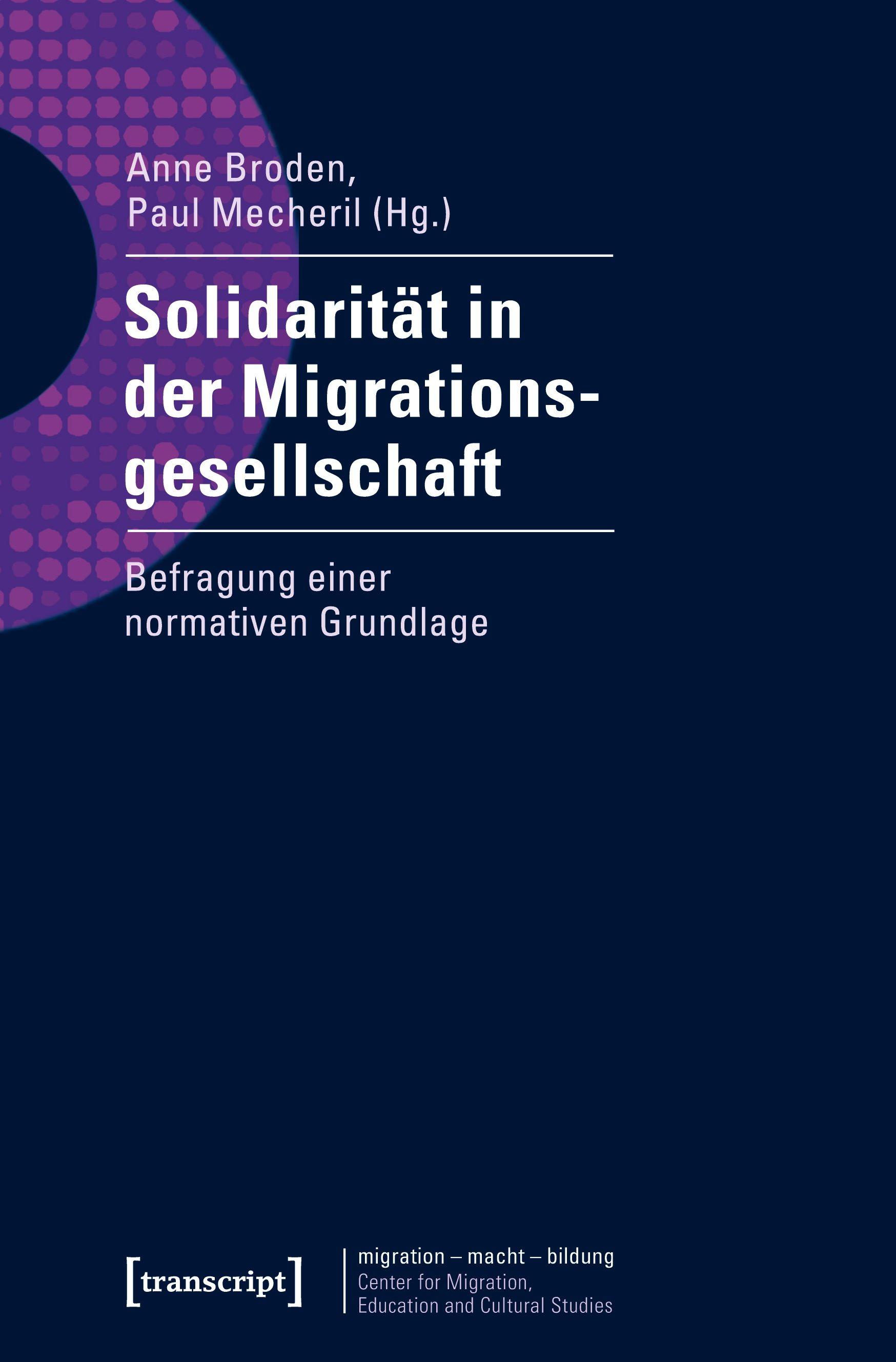 Vorderes Coverbild Solidarität in der Migrationsgesellschaft