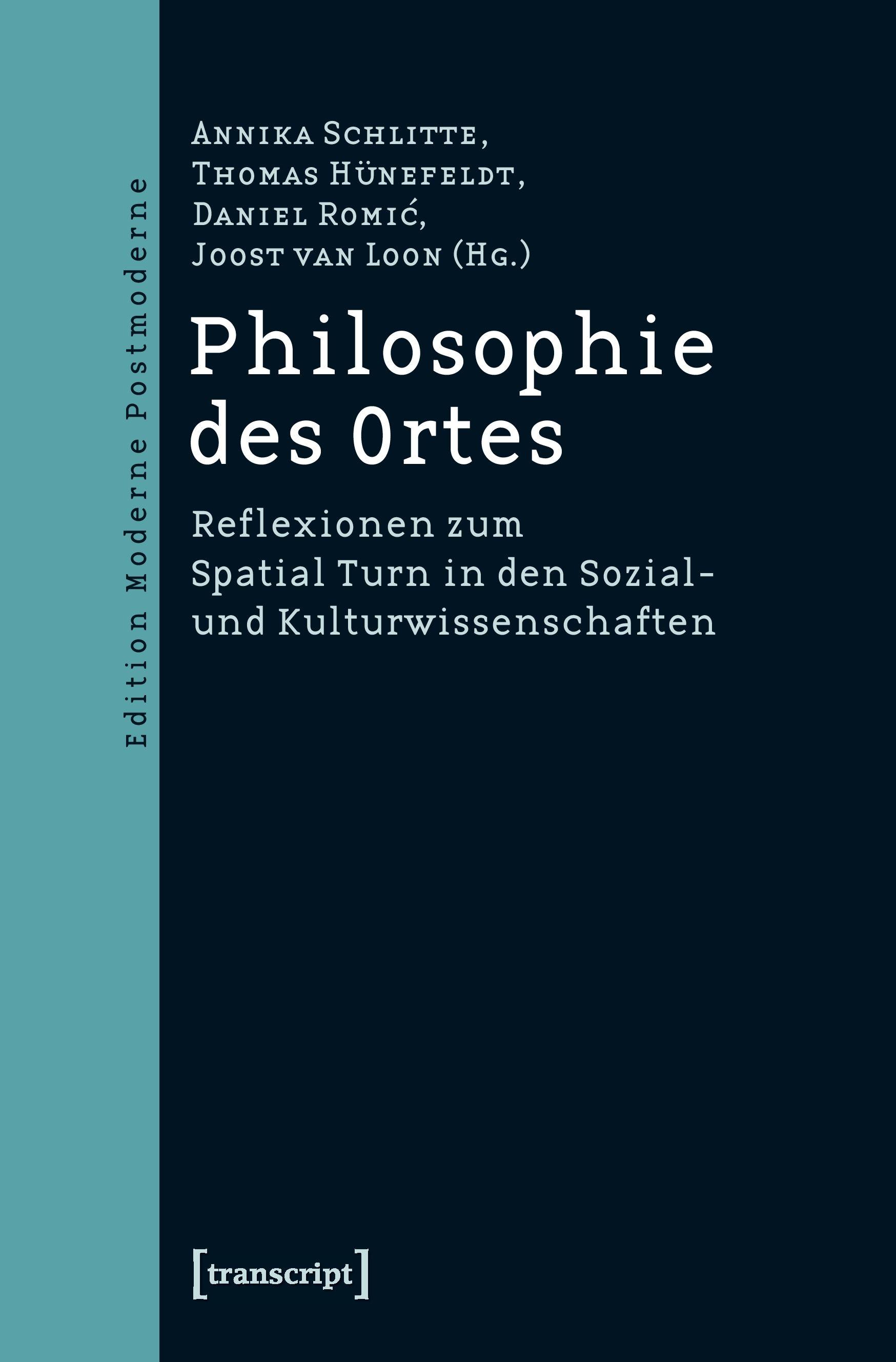 Vorderes Coverbild Philosophie des Ortes