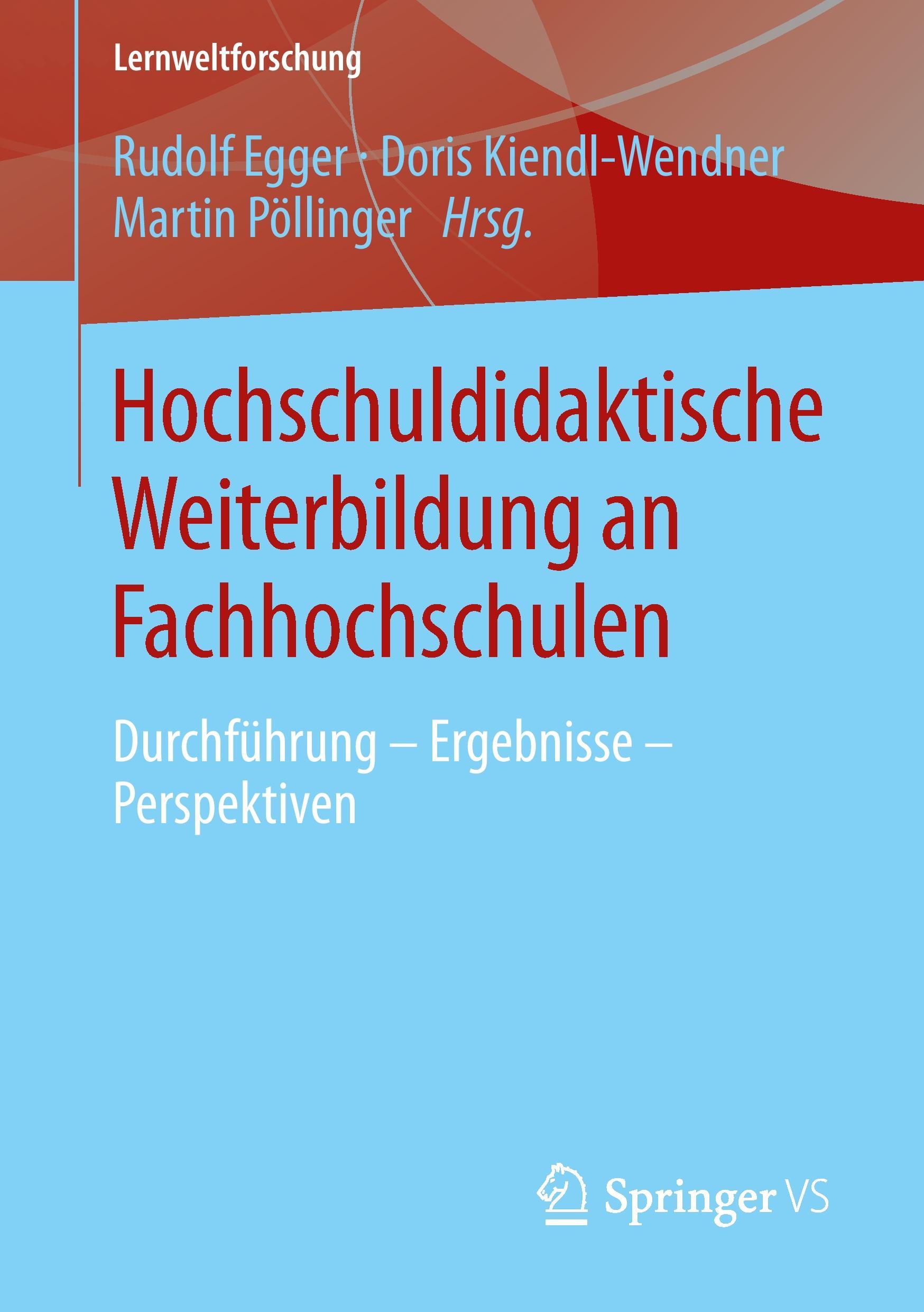 Vorderes Coverbild Hochschuldidaktische Weiterbildung an Fachhochschulen