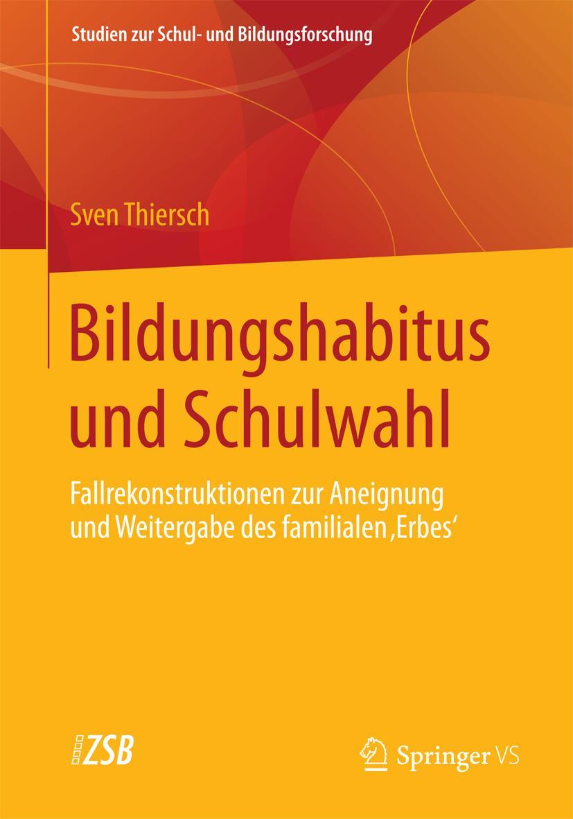 Vorderes Coverbild Bildungshabitus und Schulwahl