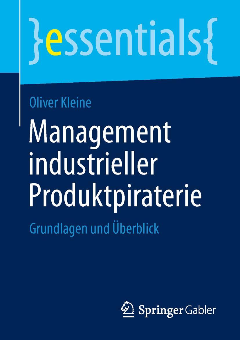 Vorderes Coverbild Management industrieller Produktpiraterie