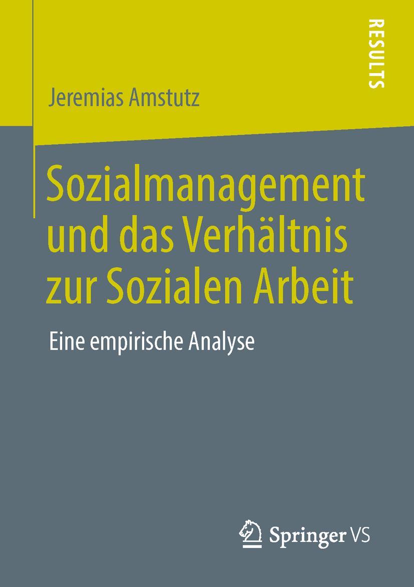 Vorderes Coverbild Sozialmanagement und das Verhältnis zur Sozialen Arbeit