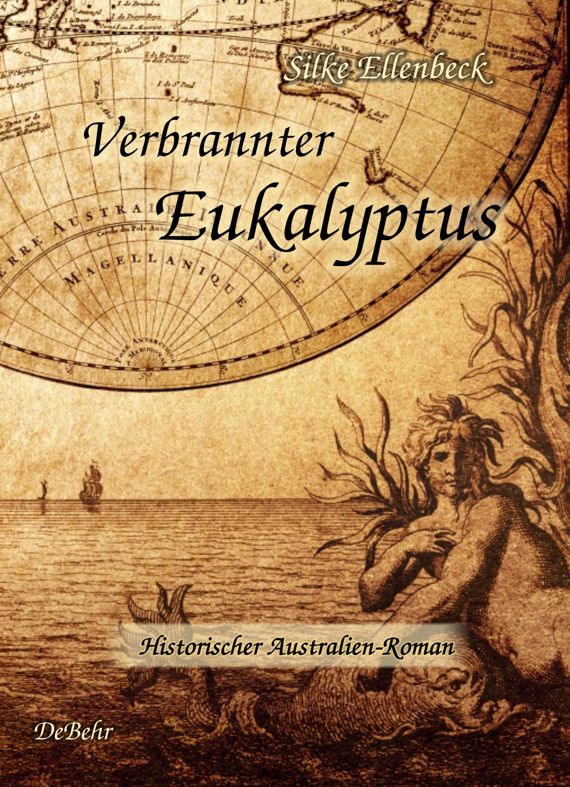 Vorderes Coverbild Verbrannter Eukalyptus - Historischer Australien-Roman