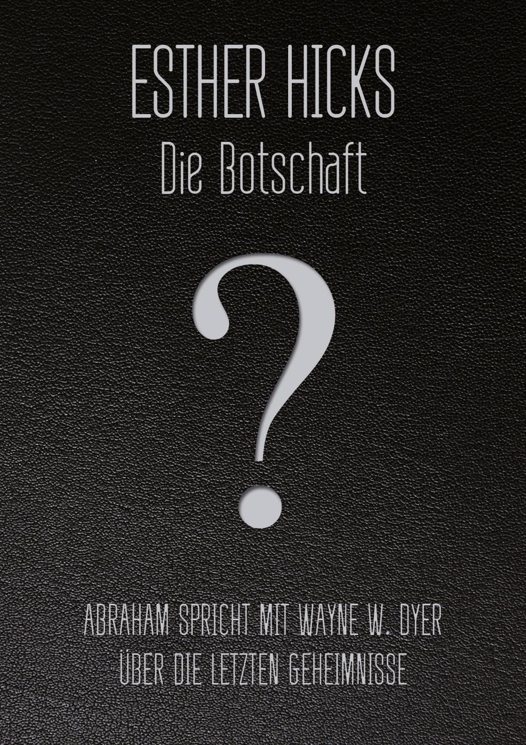 Vorderes Coverbild Die Botschaft