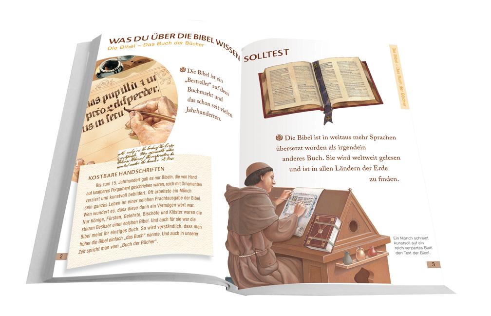 Beispielinhalt (Bild) Das kleine Handbuch zur Bibel