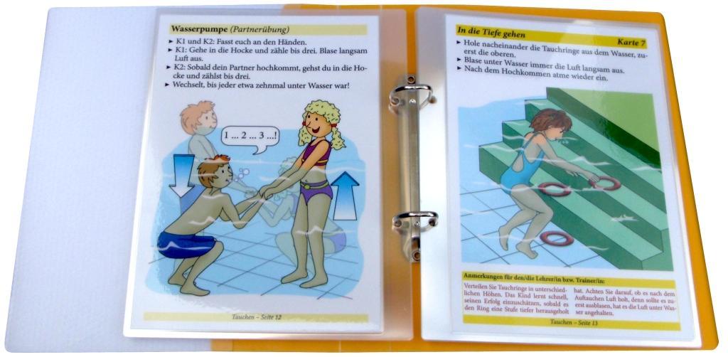 Beispielinhalt (Bild) Schwimmen lernen 02. Tauchen. Laminiert