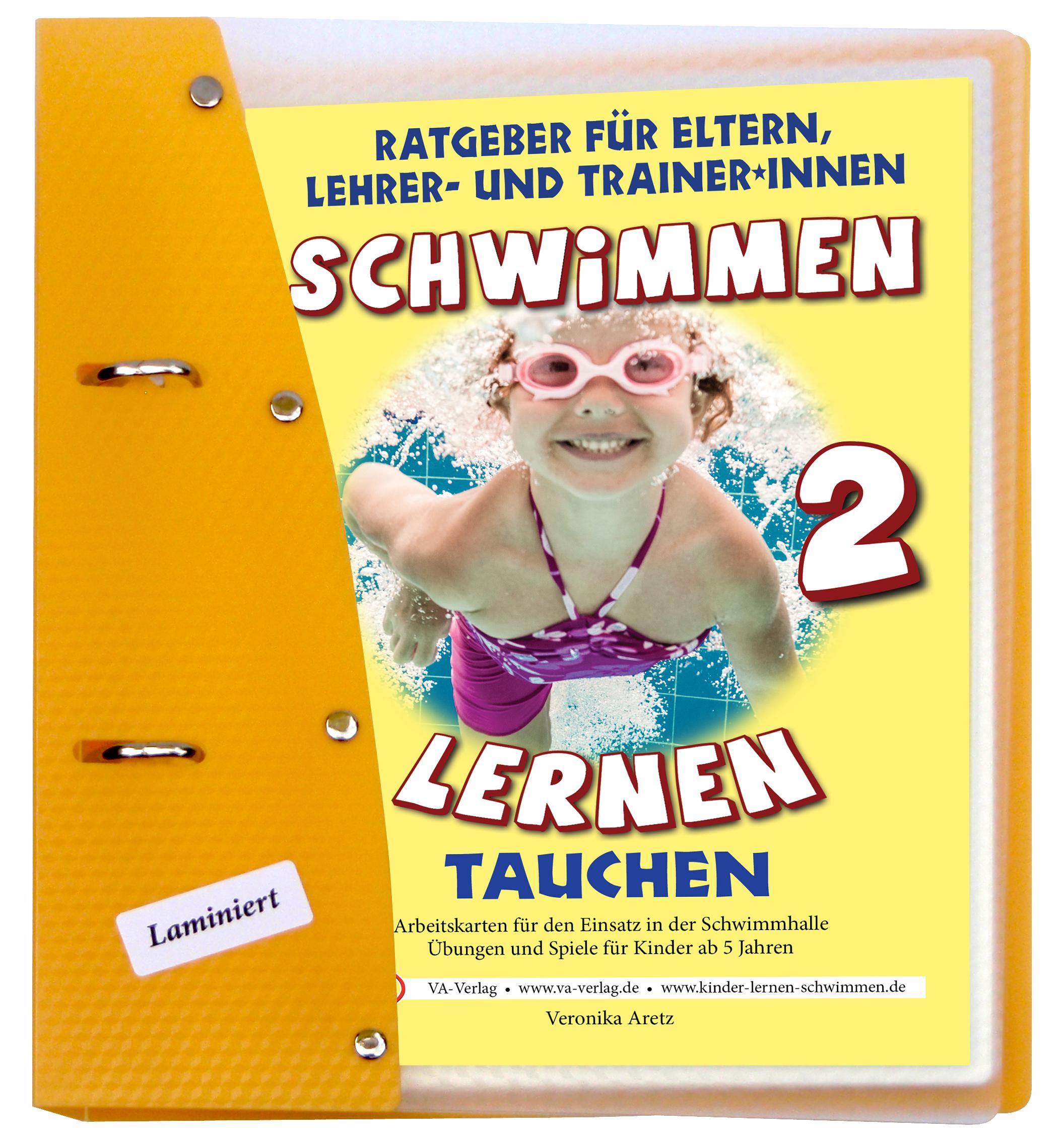 Vorderes Coverbild Schwimmen lernen 02. Tauchen. Laminiert
