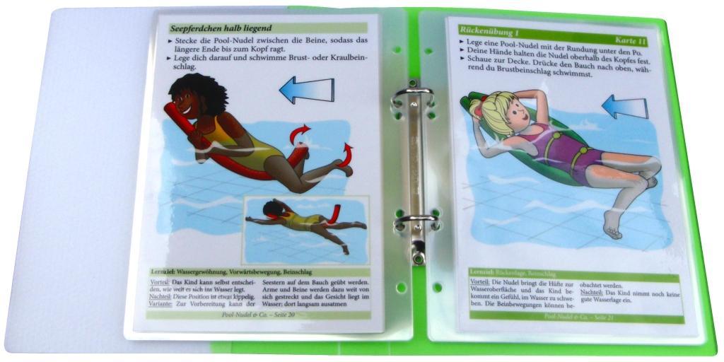 Beispielinhalt (Bild) Schwimmen lernen 03. Pool-Nudel & Co. Laminiert
