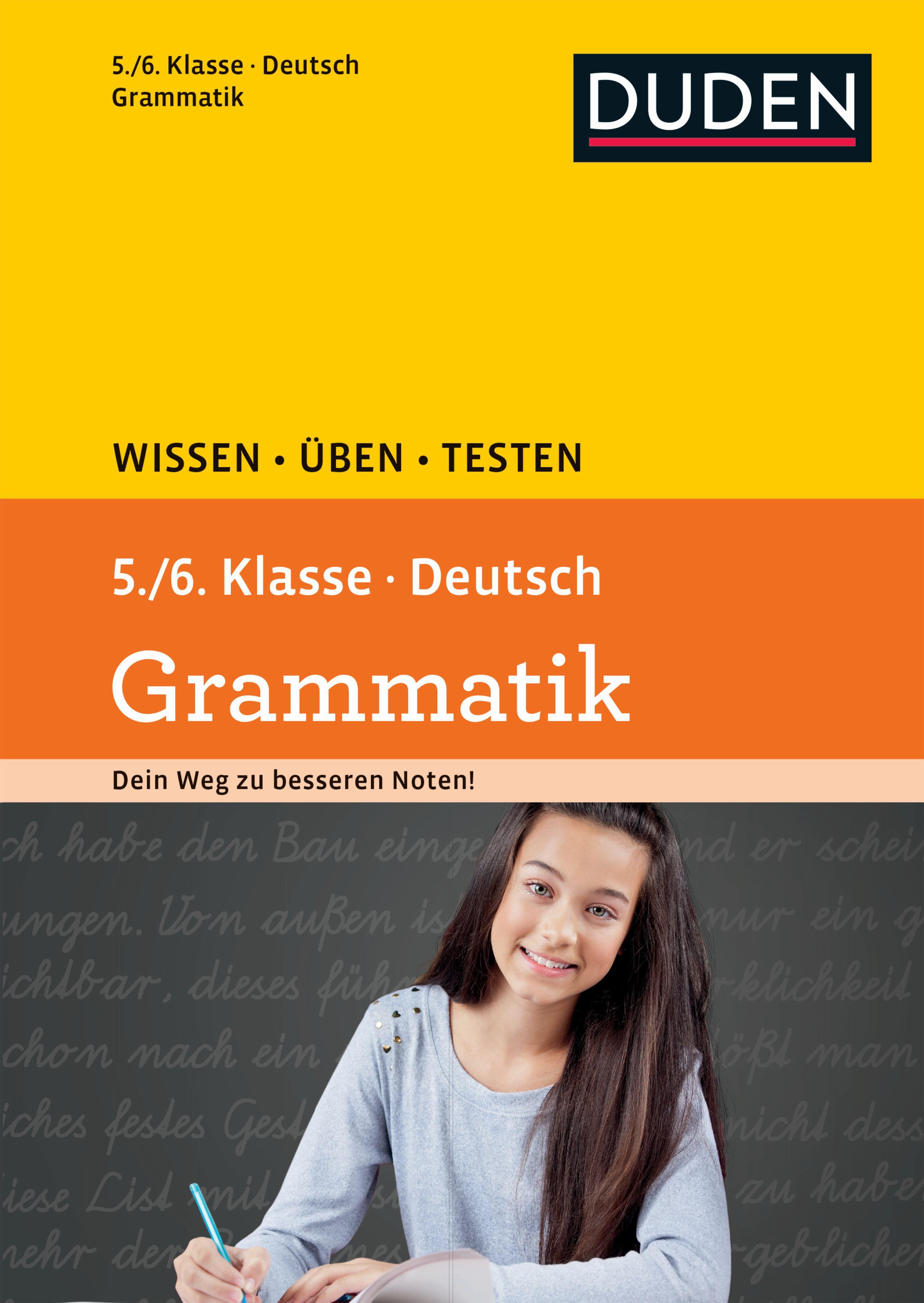Vorderes Coverbild Wissen - Üben -Testen: Deutsch - Grammatik 5./6. Klasse