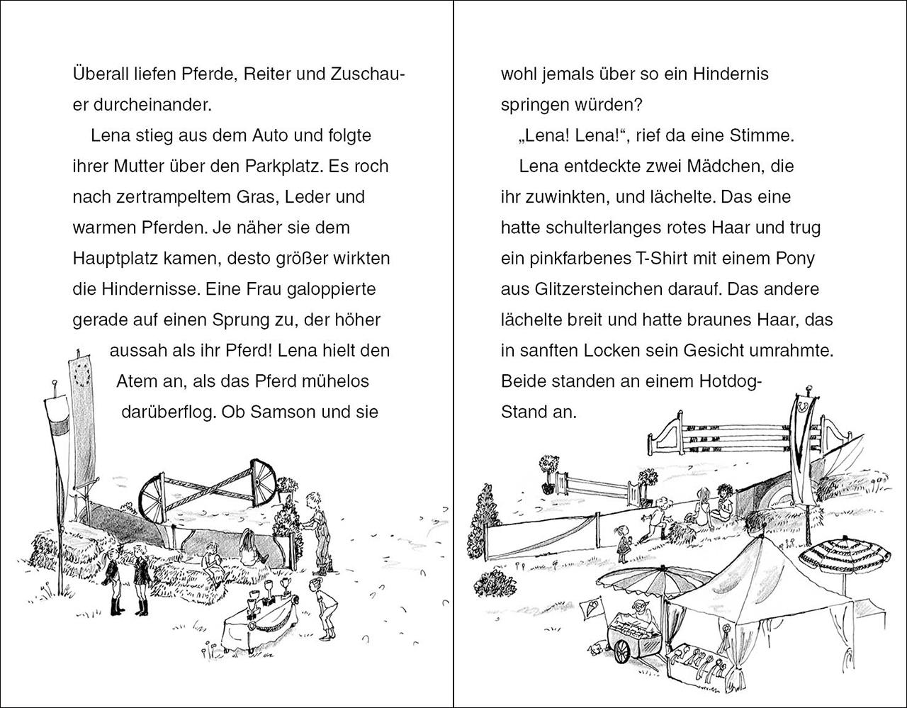 Beispielinhalt (Bild) Ponyhof Apfelblüte 02. Paulina und Lancelot