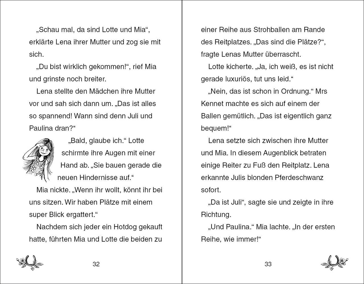 Beispielinhalt (Bild) Ponyhof Apfelblüte 02. Paulina und Lancelot