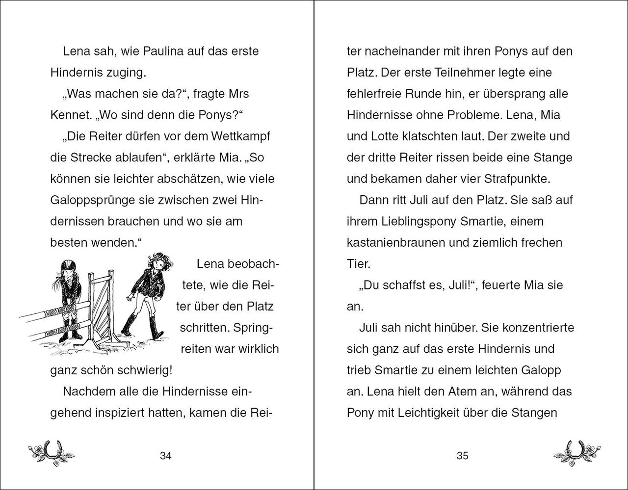 Beispielinhalt (Bild) Ponyhof Apfelblüte 02. Paulina und Lancelot