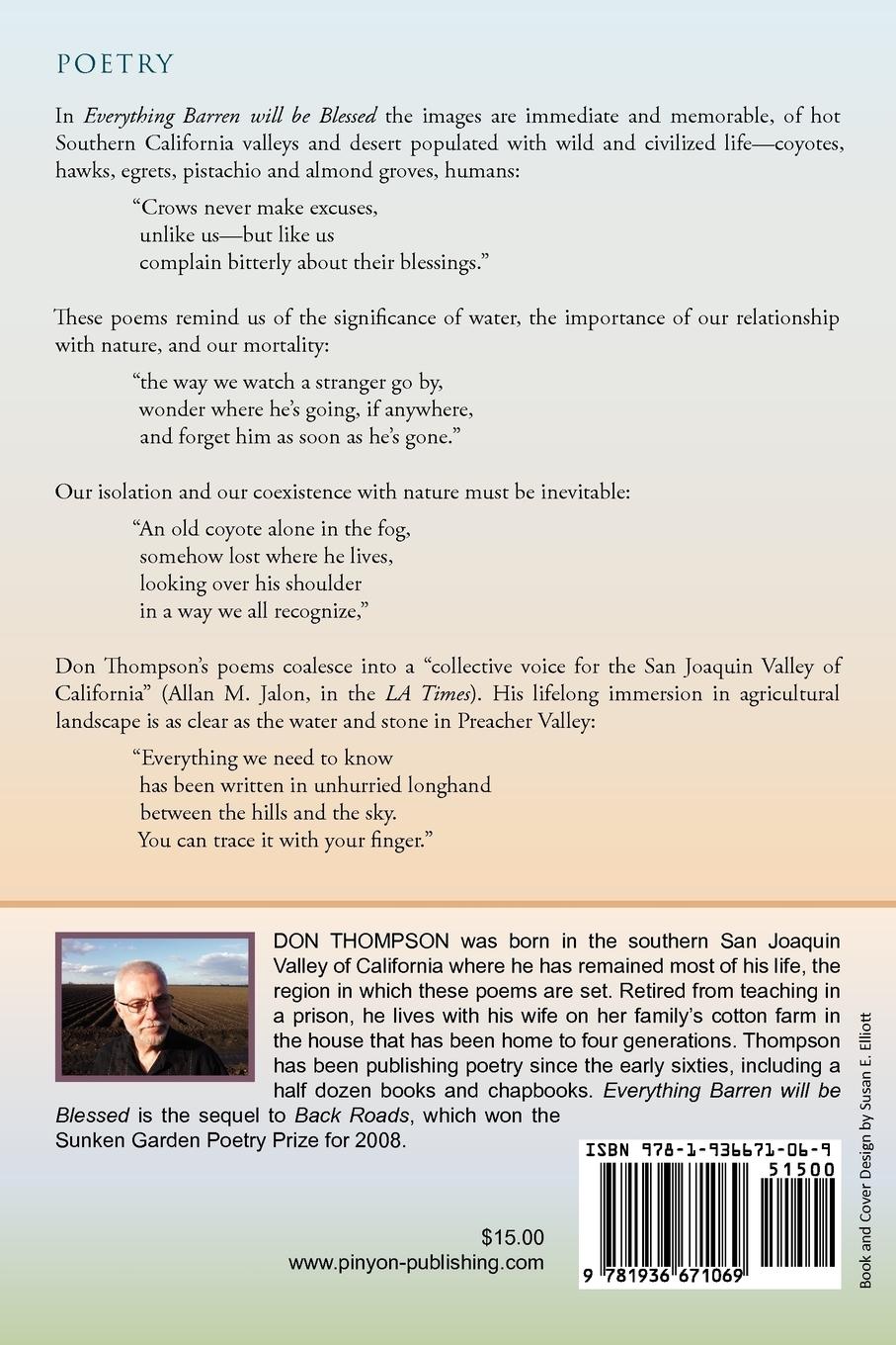 Rückseitencover Everything Barren Will Be Blessed