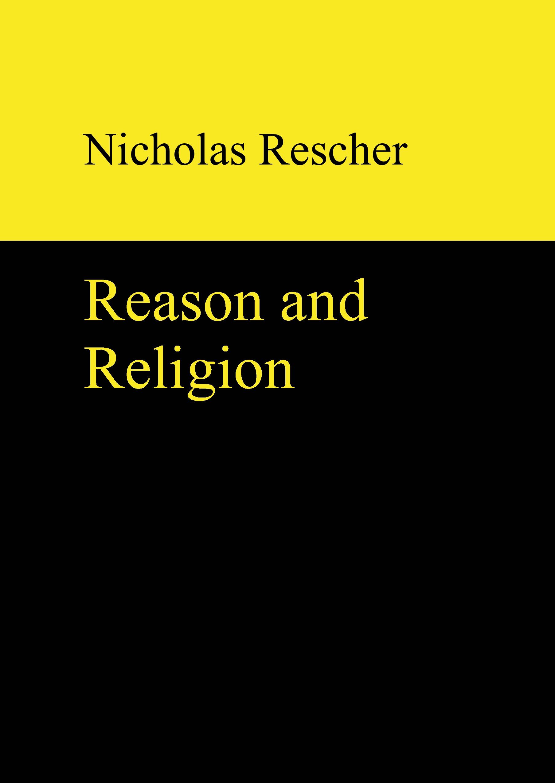 Vorderes Coverbild Reason and Religion