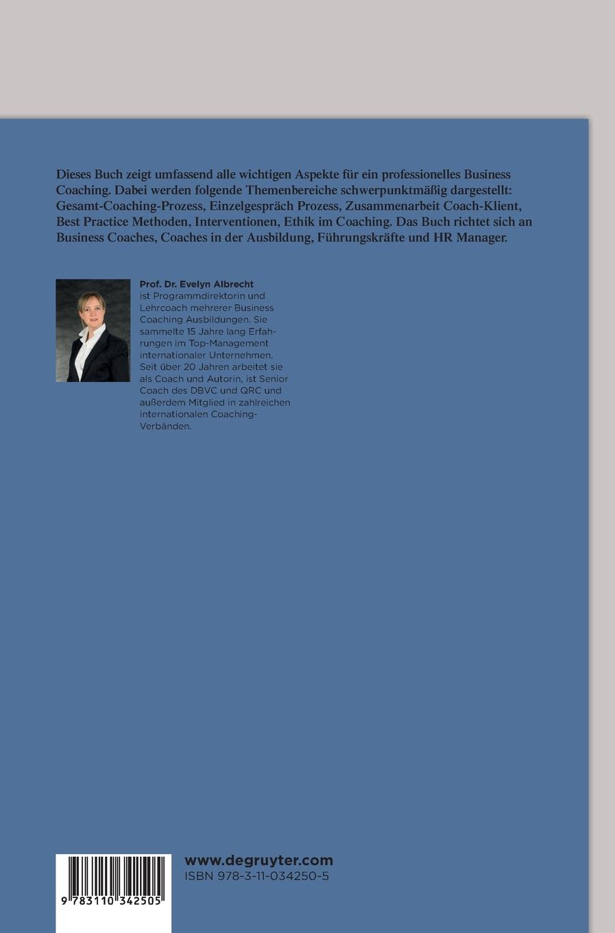 Rückseitencover Business Coaching