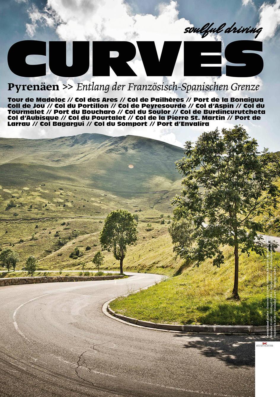Vorderes Coverbild CURVES 04. Pyrenäen
