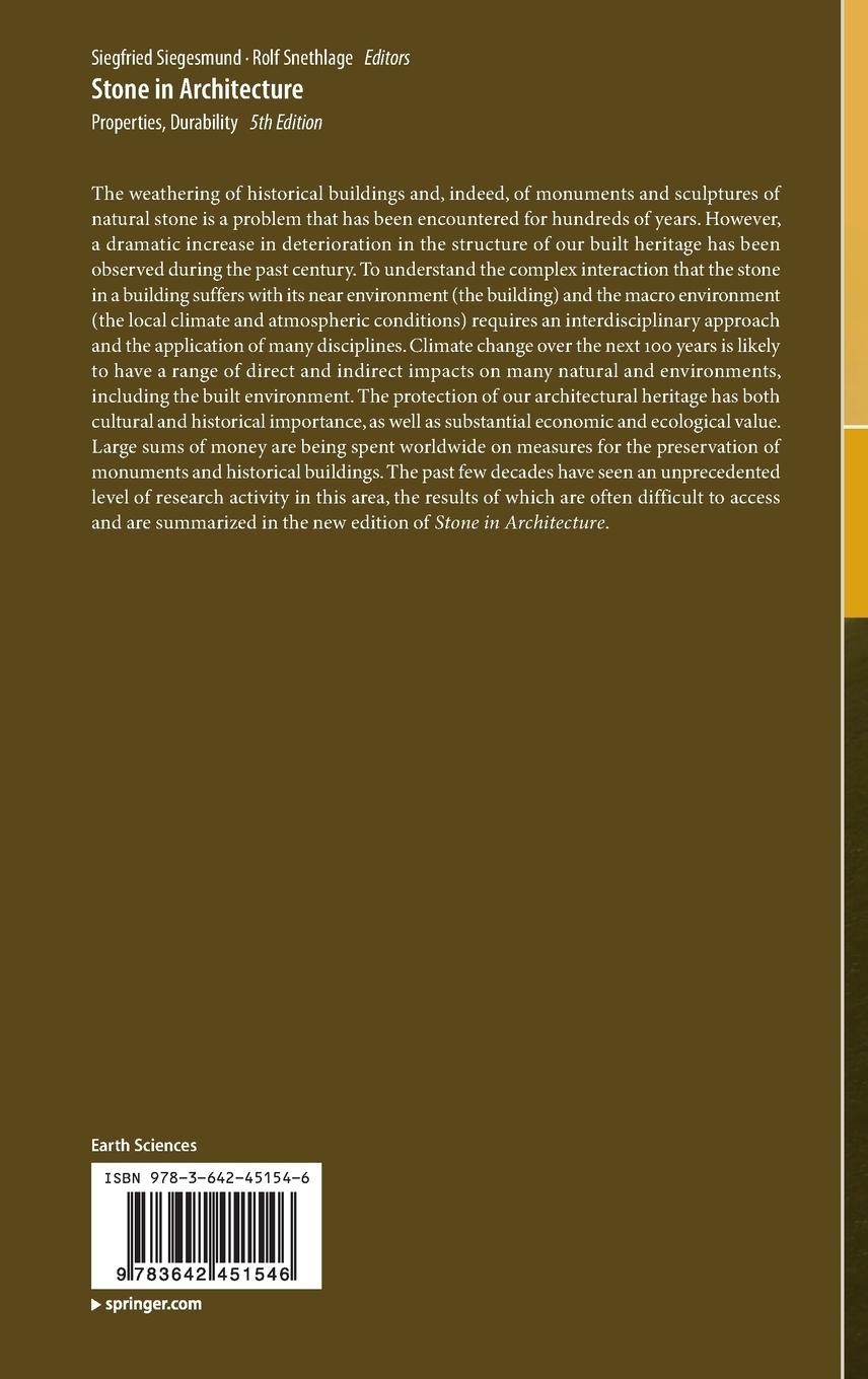 Rückseitencover Stone in Architecture