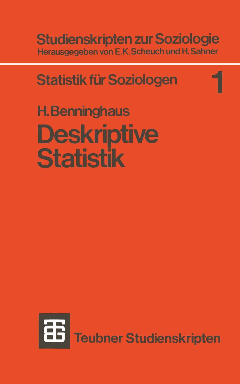Vorderes Coverbild Deskriptive Statistik
