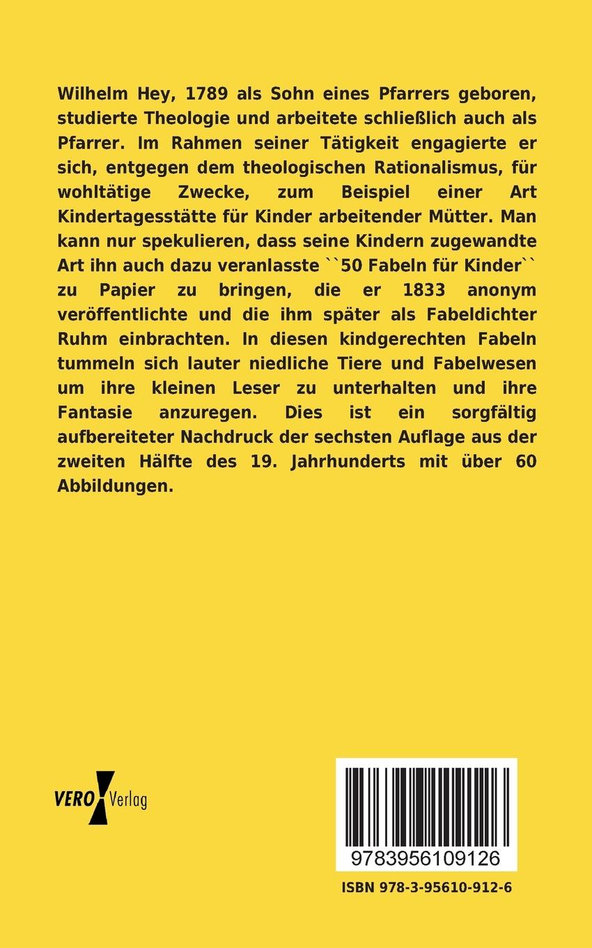 Rückseitencover Fünfzig Fabeln für Kinder