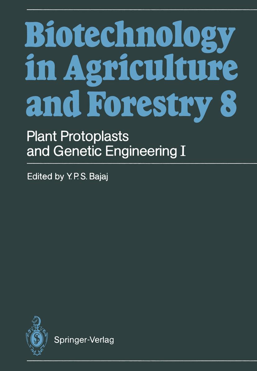 Vorderes Coverbild Plant Protoplasts and Genetic Engineering I
