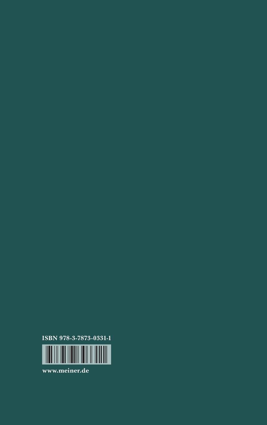 Rückseitencover Nachgelassene Schriften und Wissenschaftlicher Briefwechsel / Wissenschaftlicher Briefwechsel