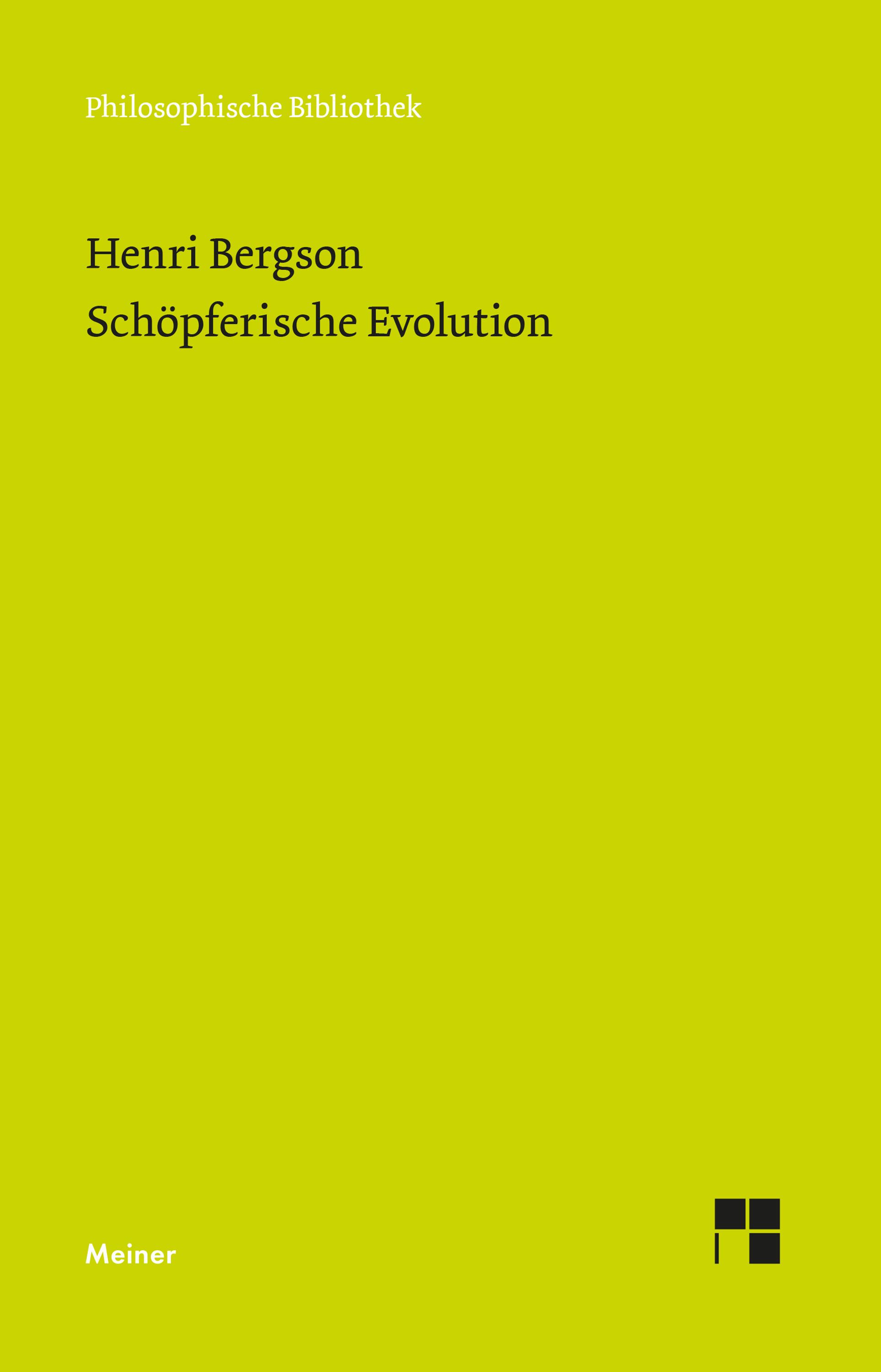 Vorderes Coverbild Schöpferische Evolution