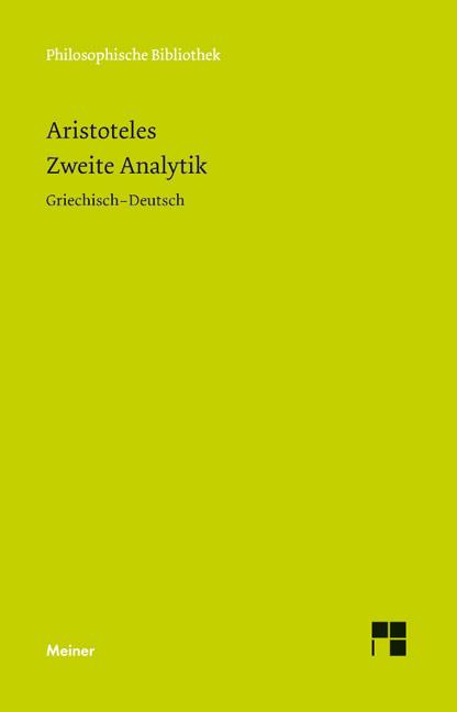 Vorderes Coverbild Zweite Analytik