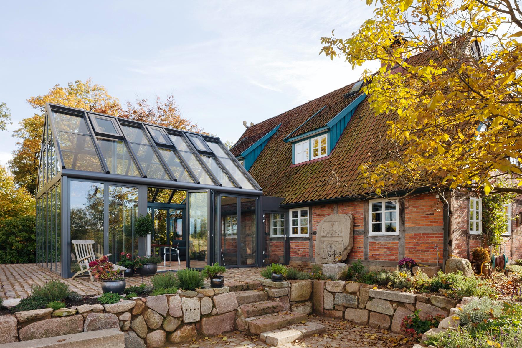 Beispielinhalt (Bild) Gartenhäuser, Wintergärten, Überdachungen