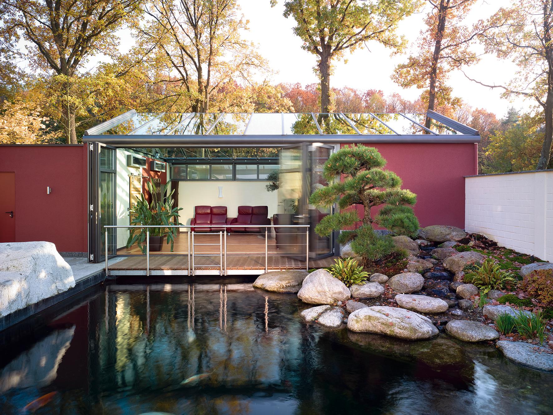 Beispielinhalt (Bild) Gartenhäuser, Wintergärten, Überdachungen