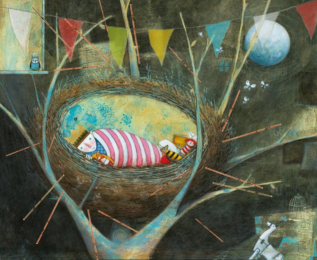 Beispielinhalt (Bild) Schlaf wie ein Tiger