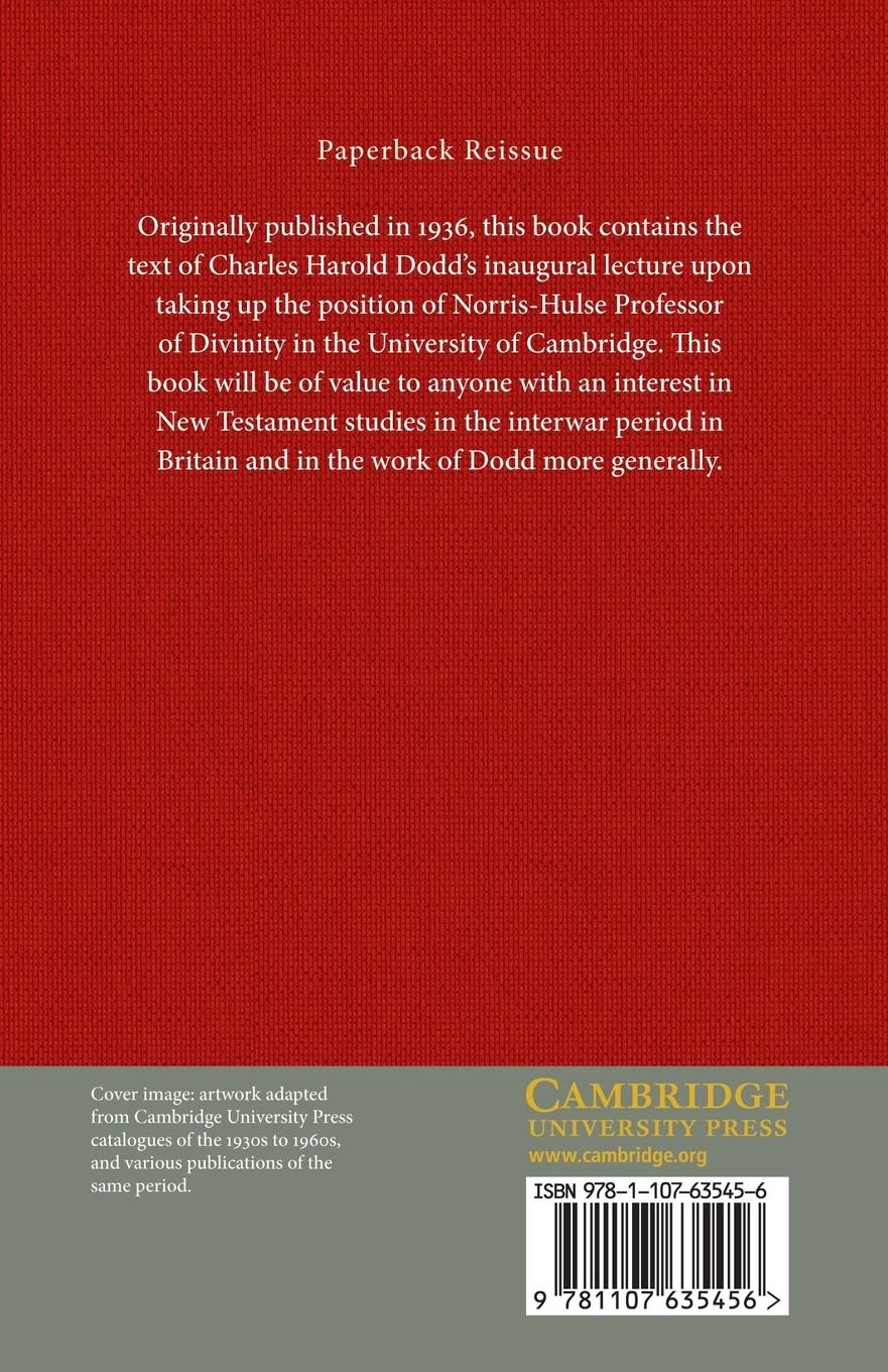 Rückseitencover The Present Task in New Testament Studies