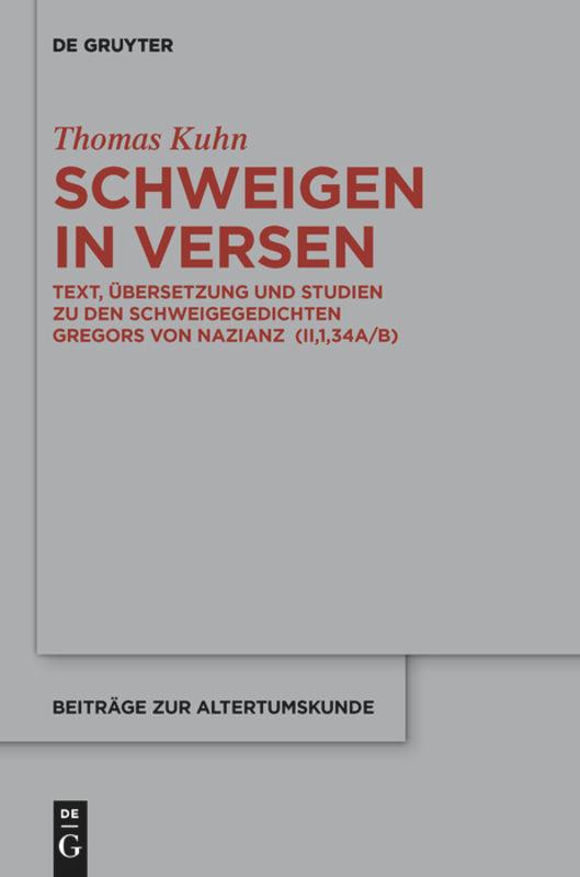 Vorderes Coverbild Schweigen in Versen