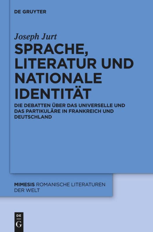Vorderes Coverbild Sprache, Literatur und nationale Identität